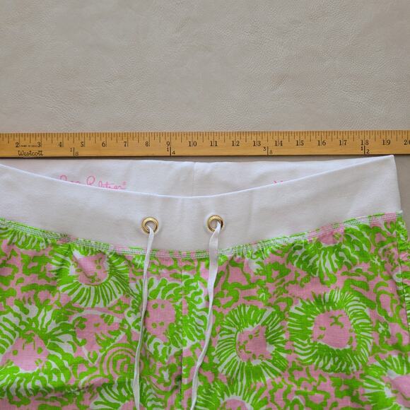 Lilly Pulitzer Women's The Beach Pant Sunnyside Lion Wide-Leg Size XL - Picture 8 of 13